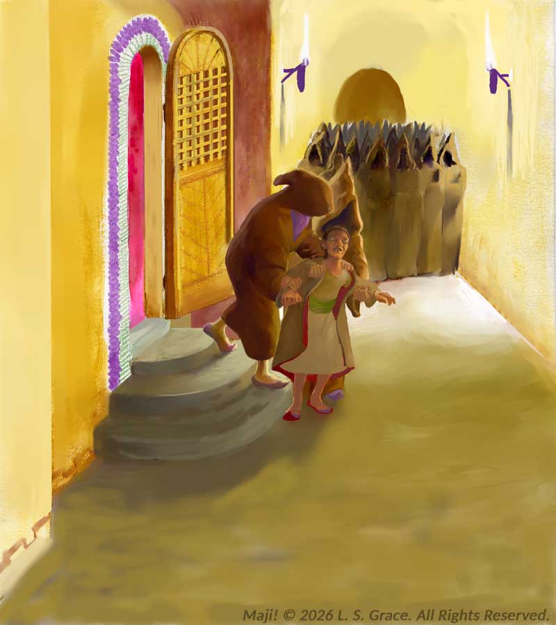 Maji! fantasy saga by L. S. Grace - Hamar blinded and taken